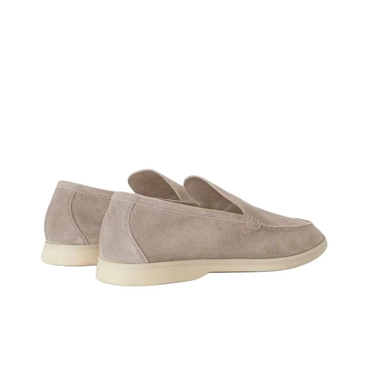 Loro Piana Summer Walk Loafer Warm Gray Sude