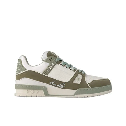 Louis Vuitton LV Trainer Green White Sneaker