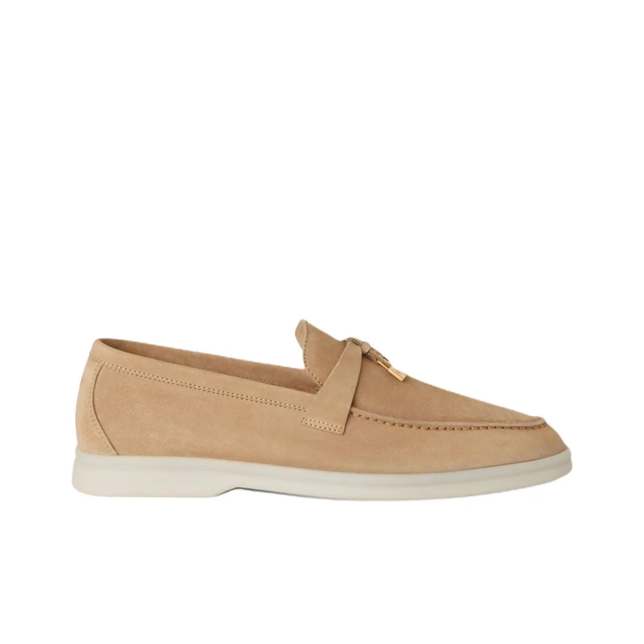 Loro Piana Summer Charms Walk Loafer Sandstone Suede_Unique Store