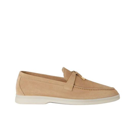 Loro Piana Summer Charms Walk Loafer Sandstone Suede_Unique Store