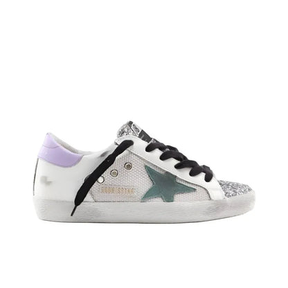 Golden Goose Super-Star with Glitter Vo Star and heel tab Sneakers