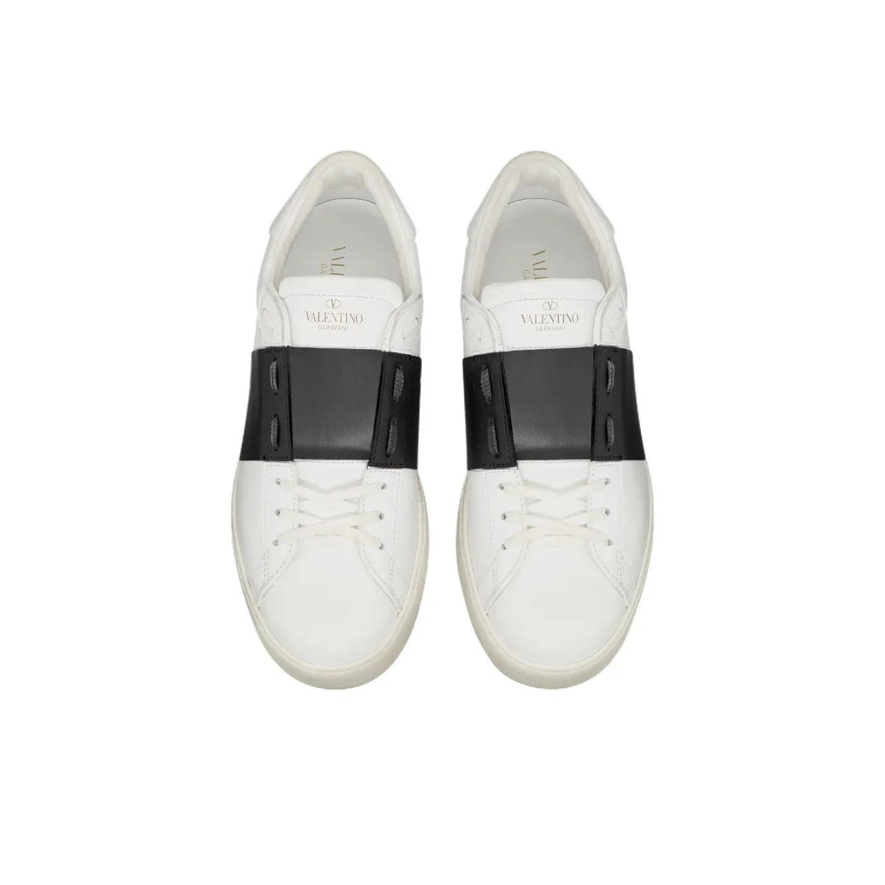 Valentino Garavani In Calfskin White Black open sneakers