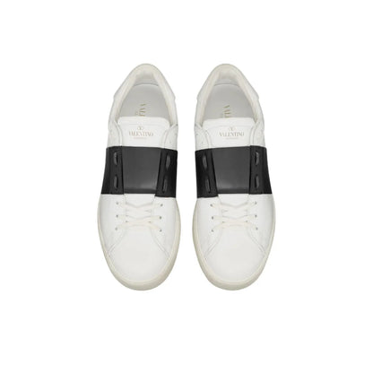 Valentino Garavani In Calfskin White Black open sneakers
