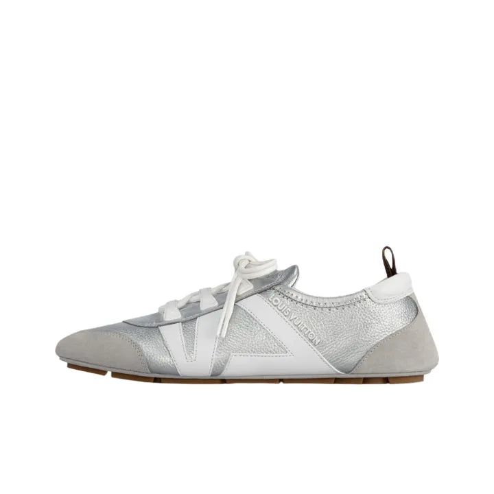 Louis Vuitton LV Sneakerina Sliver White