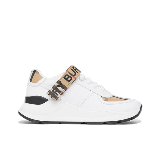 Burberry Ronnie leather White sneakers_Unique Store