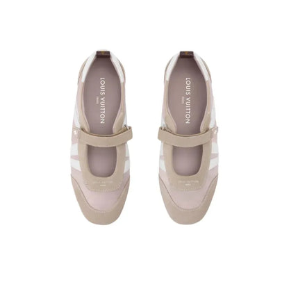 Louis Vuitton LV Sneakerina Mary Jane Beige