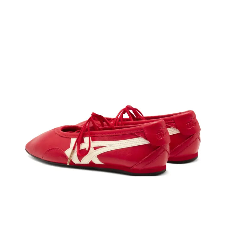 Onitsuka Tiger GYMNARINA Mary Jane Classic Red Cream White