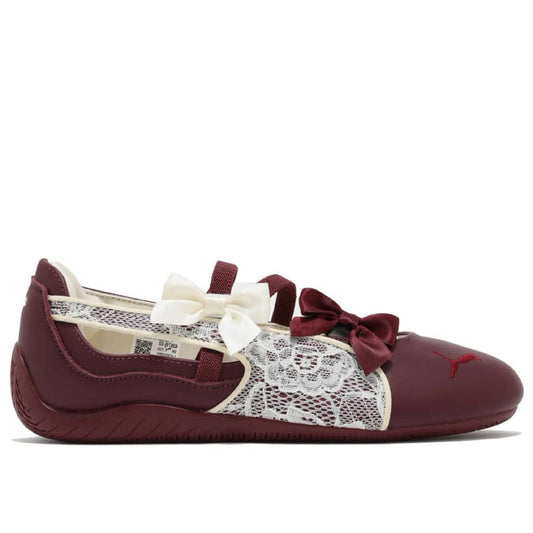 Puma Speedcat Ballet Lace Ribbon Maroon Sneakers