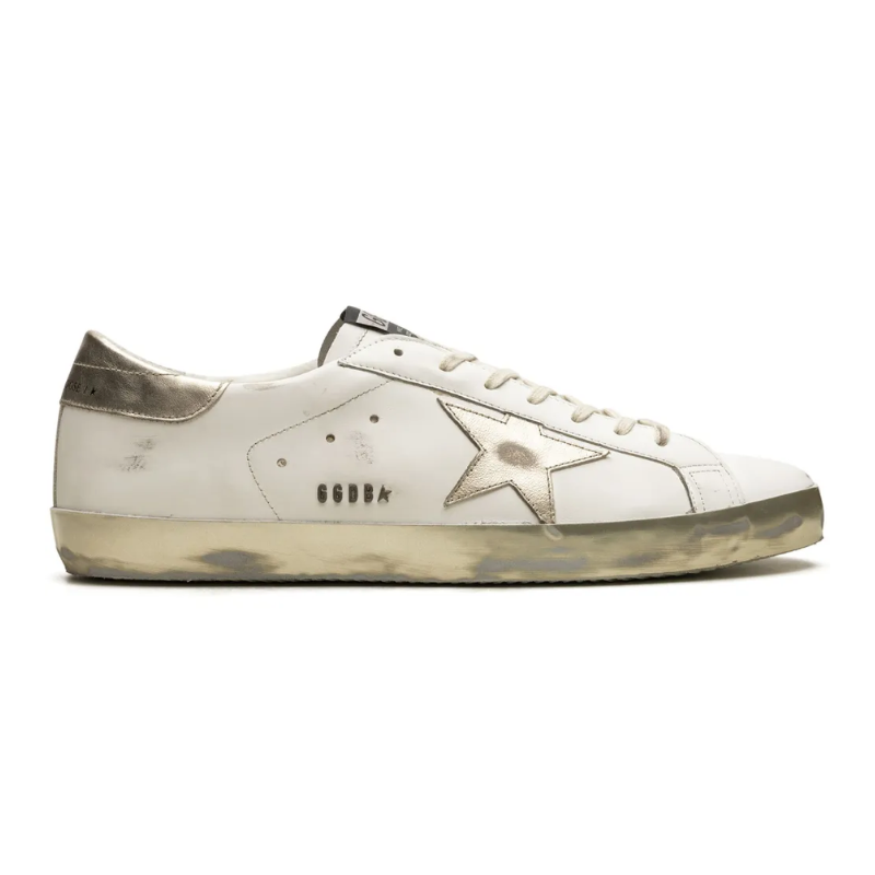 Golden Goose Super-Star with Gold star and heel tab Sneakers_Unique Store