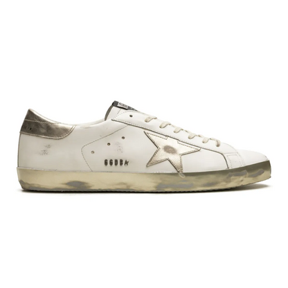 Golden Goose Super-Star with Gold star and heel tab Sneakers_Unique Store