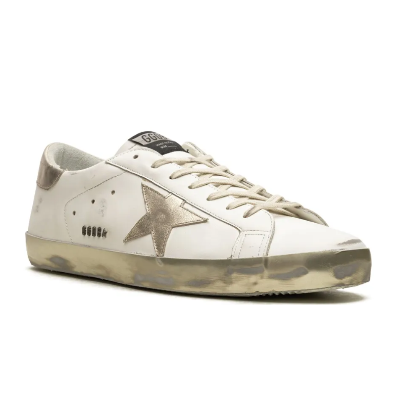 Golden Goose Super-Star with Gold star and heel tab Sneakers