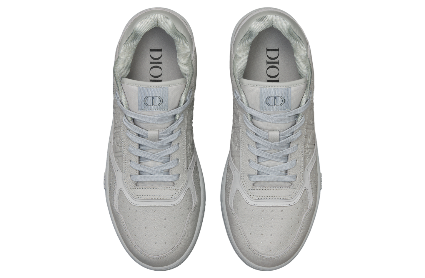DIOR B27 UPTOWN Cowhide Gray Sneakers