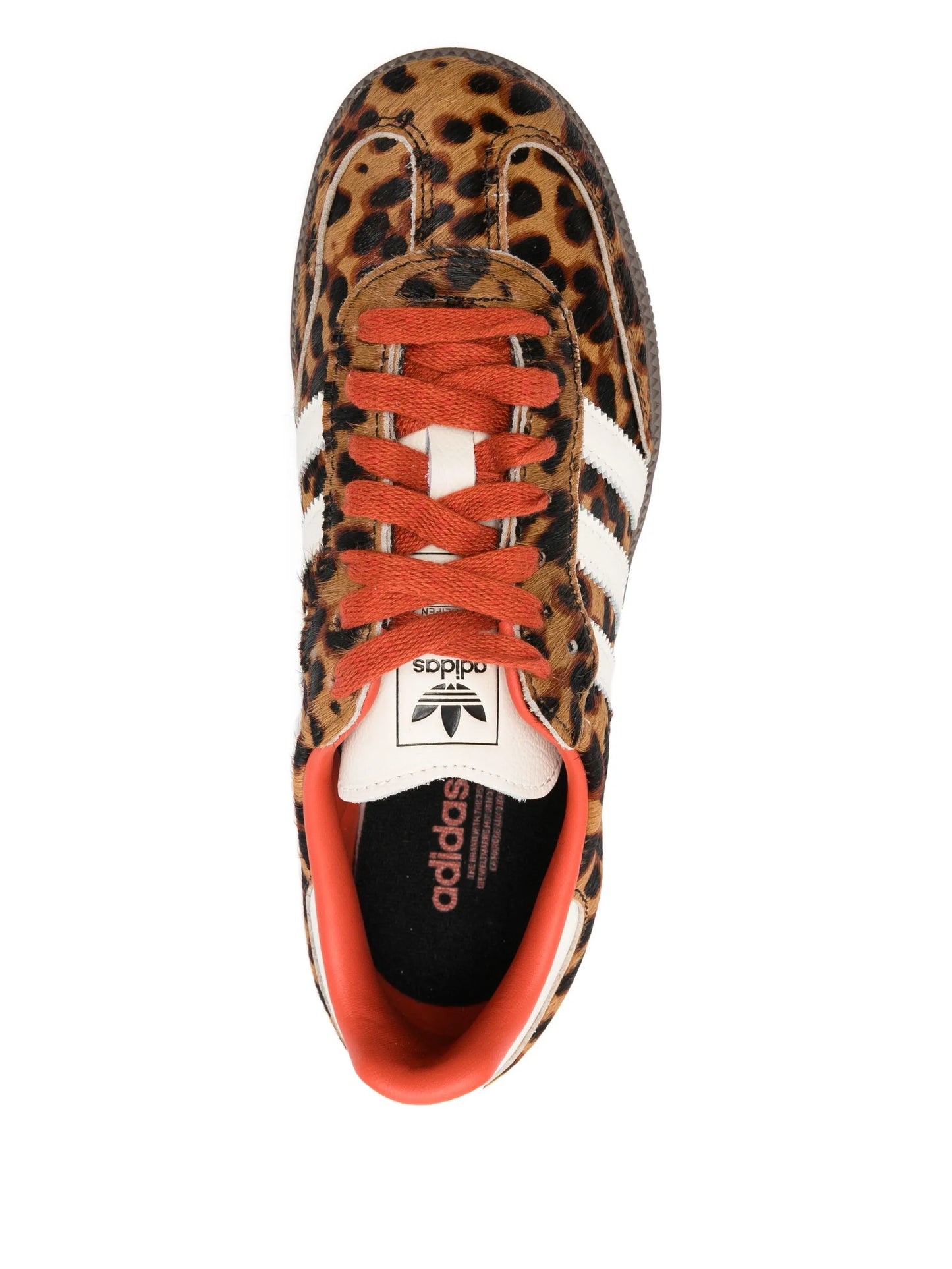 Adidas Samba Animal-print striped trainers