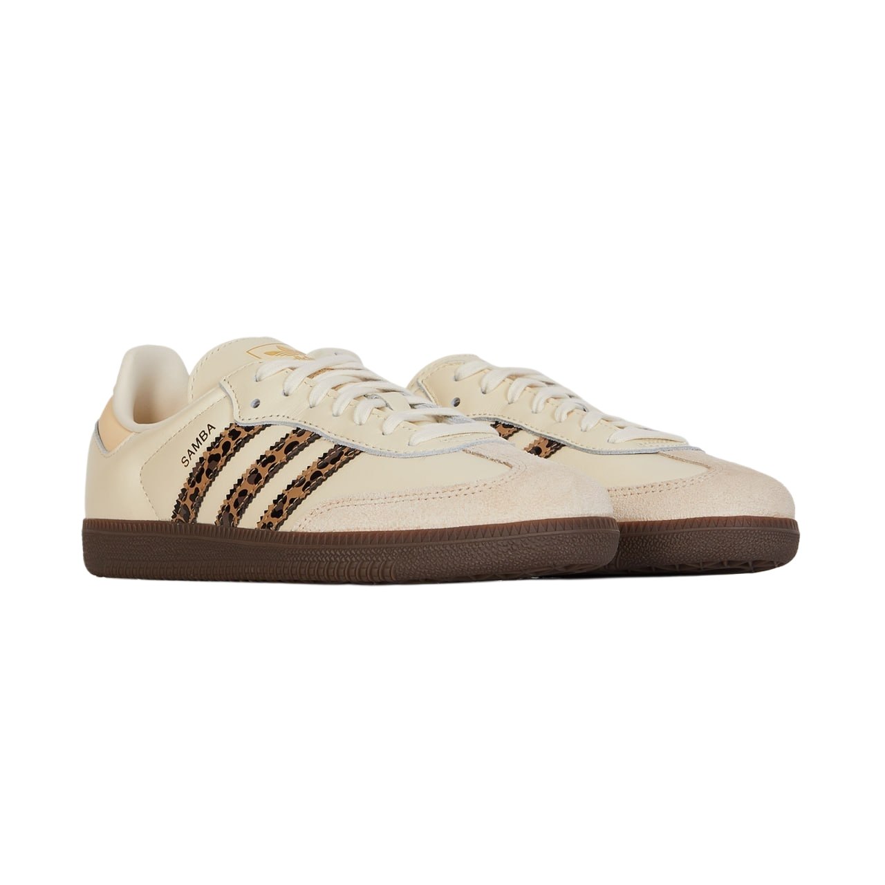 Adidas Samba OG In Cream Leopard Sneakers
