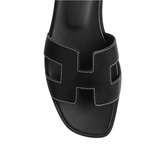 Hermes Oran Sandal Noir_Unique Store