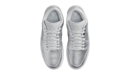 Air Jordan 1 Low SE Metallic Silver sneakers