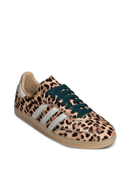 Adidas Samba leopard-pattern