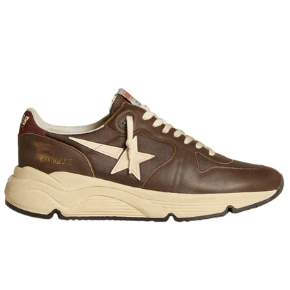 Golden Goose Running Sole in nylon and leather with TPU star and nubuck heel tab