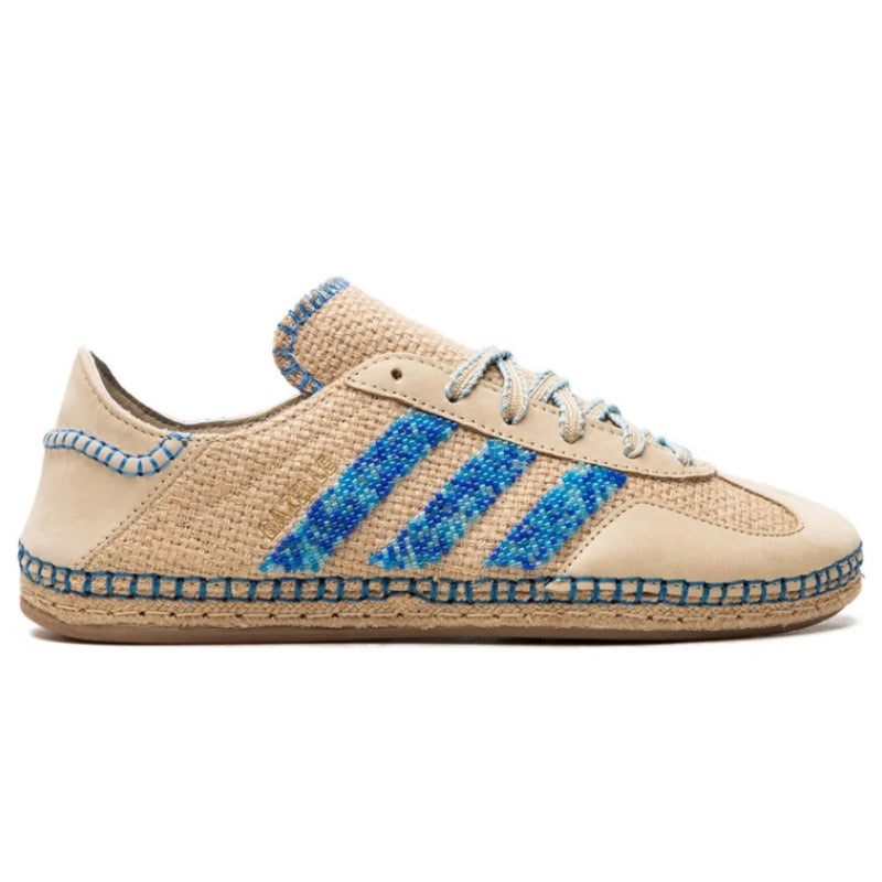 Adidas Gazelle Indoor Clot Linen Khaki Light Blue