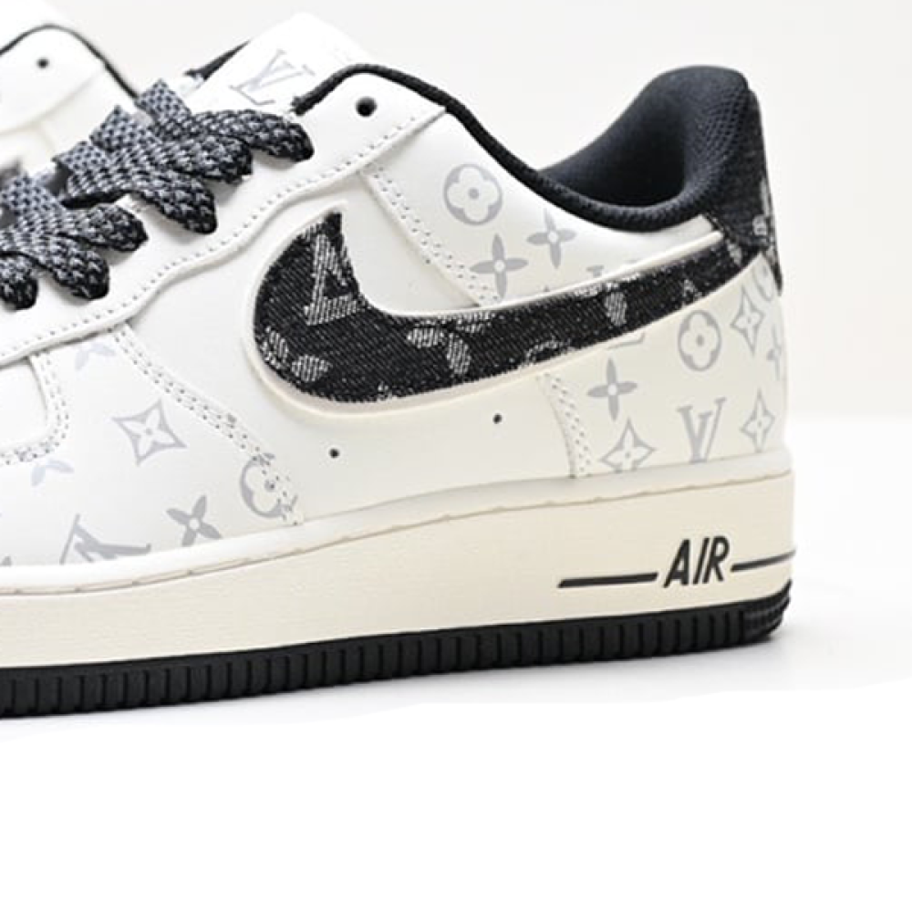 Nike Air Force 1 Louis Vuitton white Black