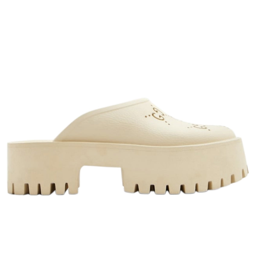 GUCCI GG slip-on sandals Beige