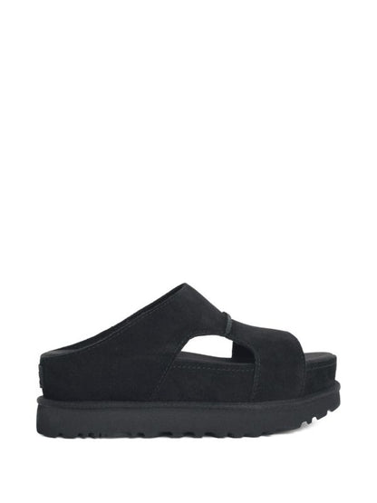 UGG Goldenstar Hi cutout Black slides