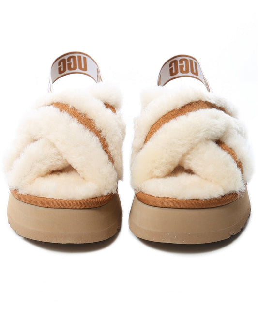 UGG Disco Cross Slide Chestnut