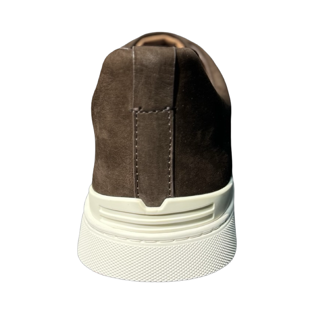 ZEGNA Crocodile Leather Triple Stitch Secondskin Brown