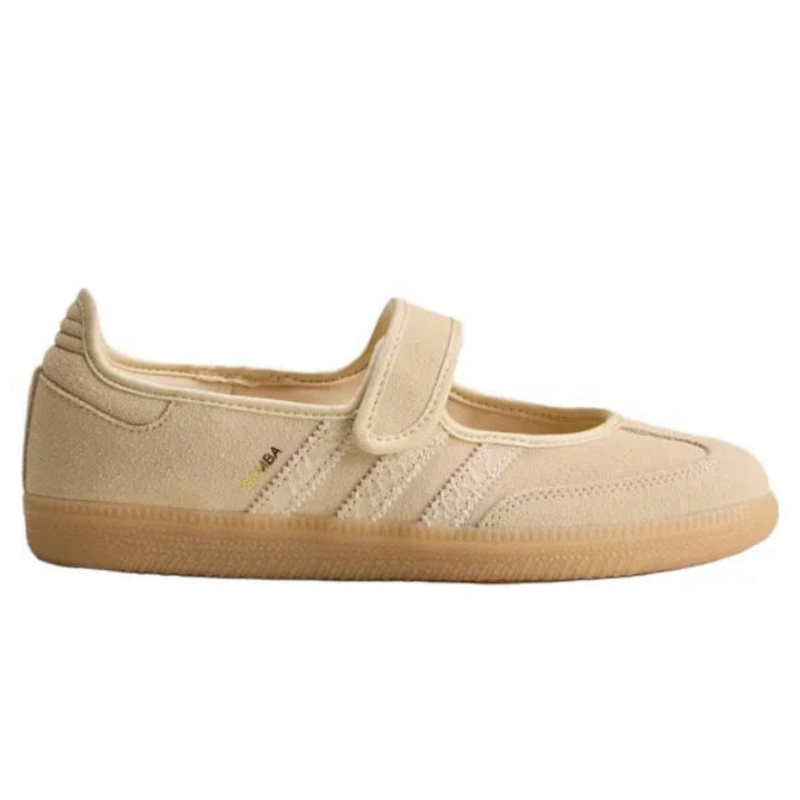 Adidas Samba Mary Jane In Beige Ballet Falts