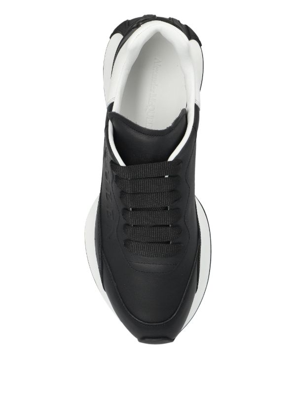 Alexander McQueen Sprint Runner in Black White