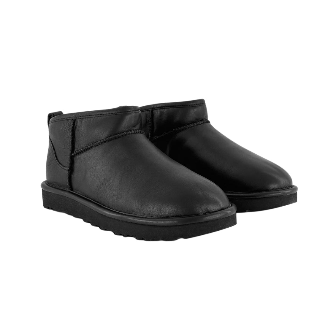 UGG Classic Ultra Mini Leather Boots All Black