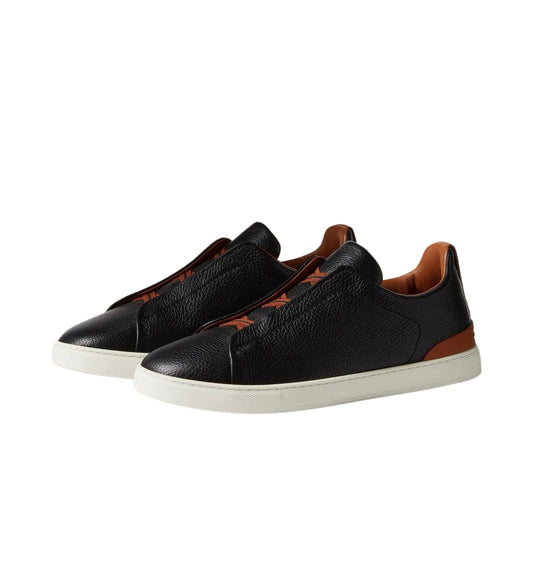 ZEGNA Triple Stitchtm Black