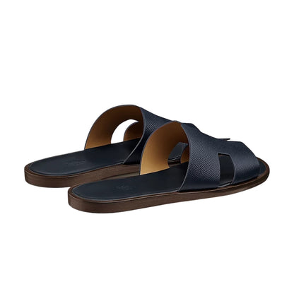 Hermès Izmir Sandals Navy