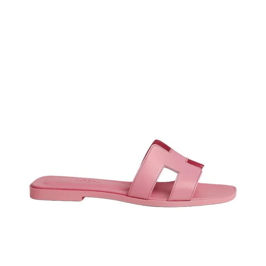 Hermès Oran vibrant pink calfskin leather