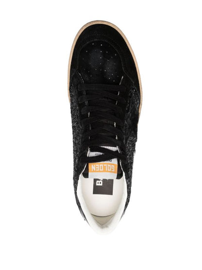 Golden Goose Ball Star sparkling allover black glitter