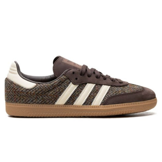 Adidas Samba OG Tweed Pack Dark Brown Cream White