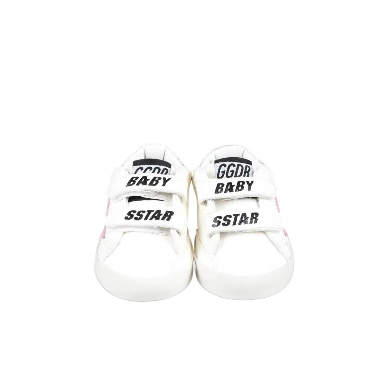 Golden Goose Baby School White Pink Kids Sneakers