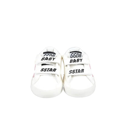 Golden Goose Baby School White Pink Kids Sneakers