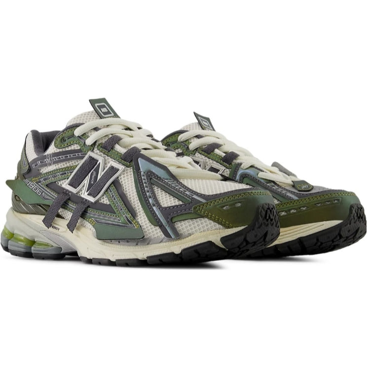 New Balance 1906A in the Olive Juice Sea Salt Woodland