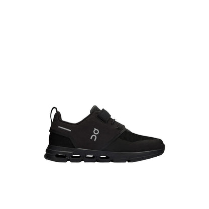 On Running Cloud Play All Black Kids Sneakers