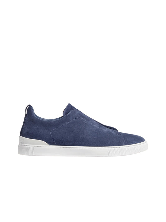 ZEGNA Triple Stitchtm Utility Blue_Unique Store