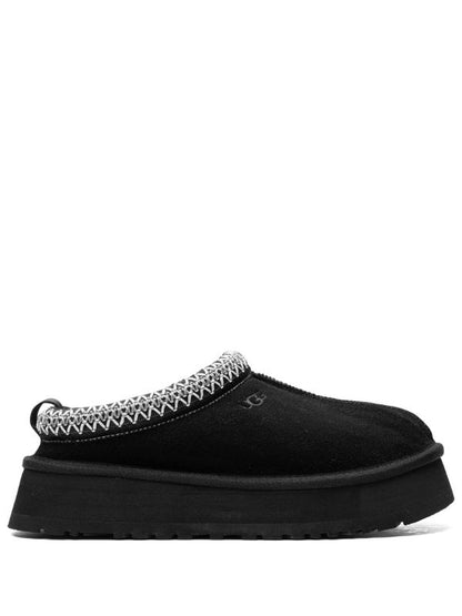 UGG Tazz Black Contrast Stitch Slippers
