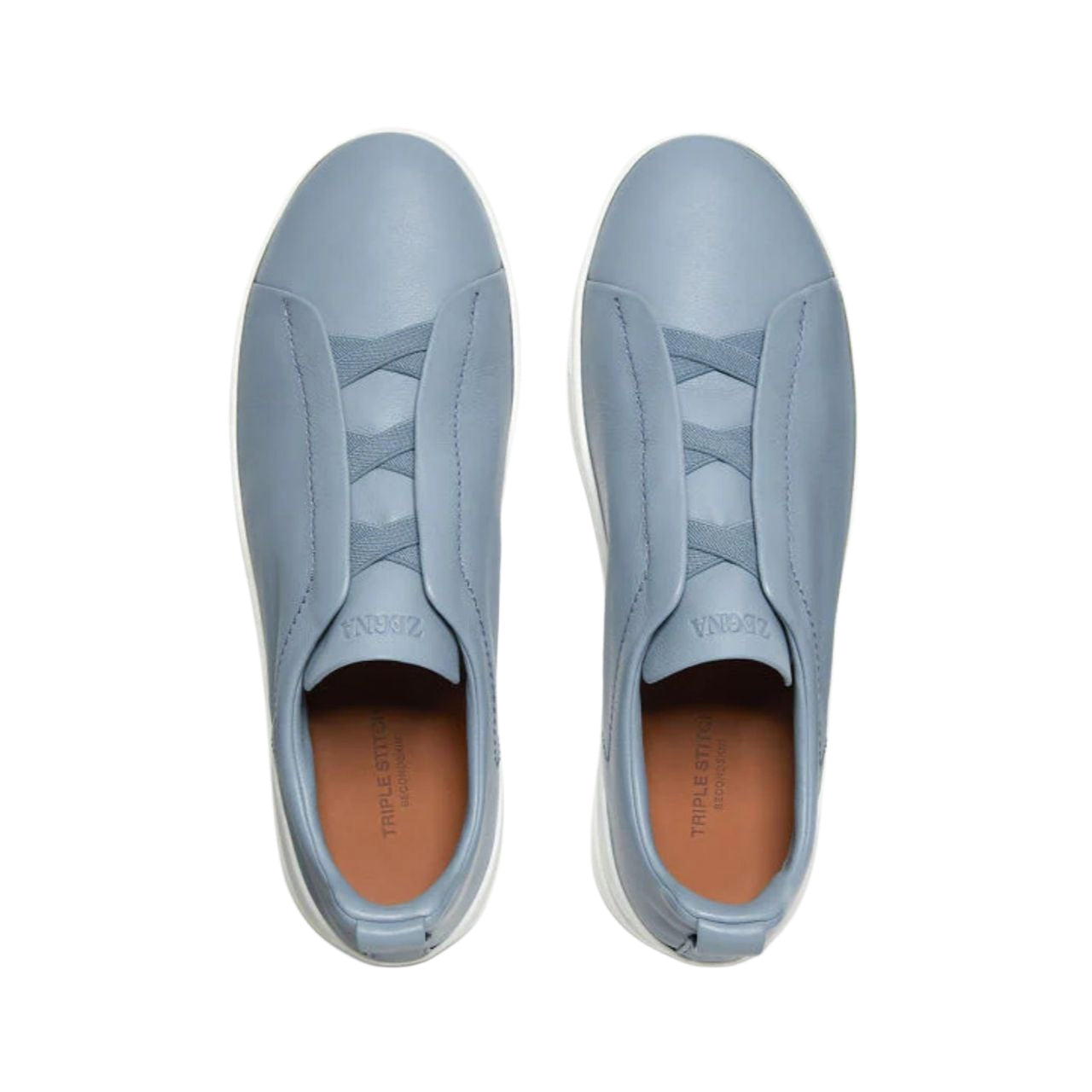ZEGNA Triple Stitch Light Blue