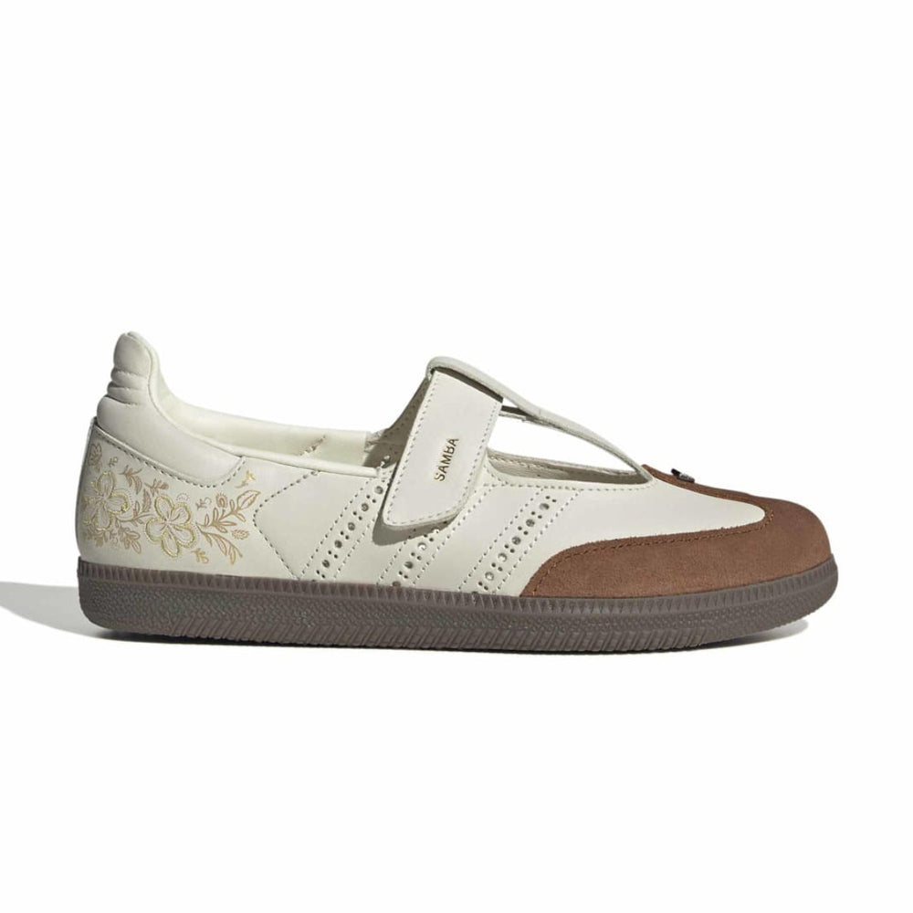 Adidas Samba Mary Jane Off White Gum Brown