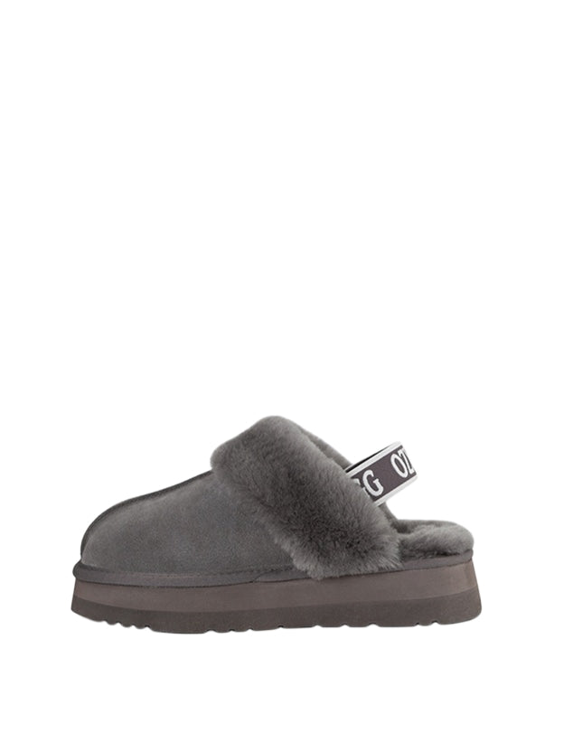 UGG Funkette platform slipper grey charcoal