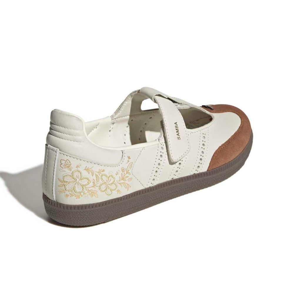 Adidas Samba Mary Jane Off White Gum Brown
