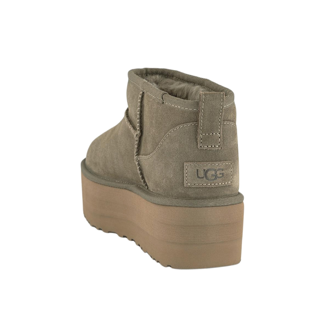 UGG Ultra Mini Platform Boot in the Moss Green