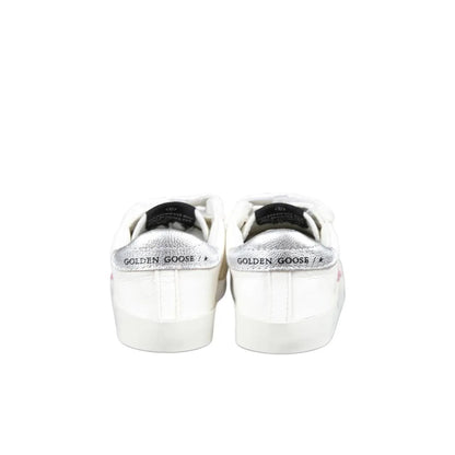 Golden Goose Baby School White Pink Kids Sneakers
