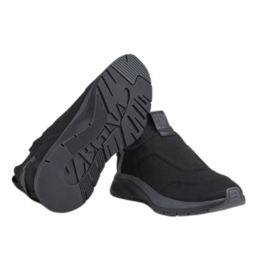 ZEGNA Round-Toe Slip On All Black