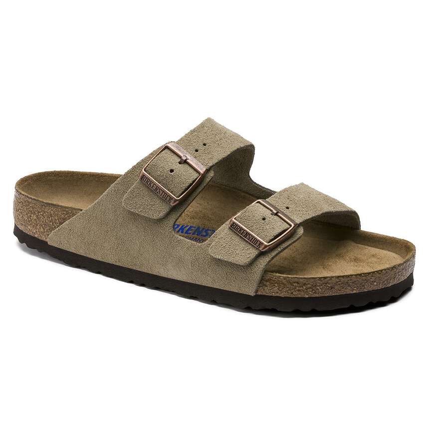 Birkenstock Arizona Weichbettung Veloursleder Taupe